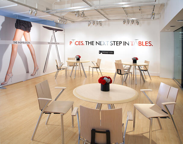 Versteel ad traffic, print, digital, catalog, website, showroom graphics