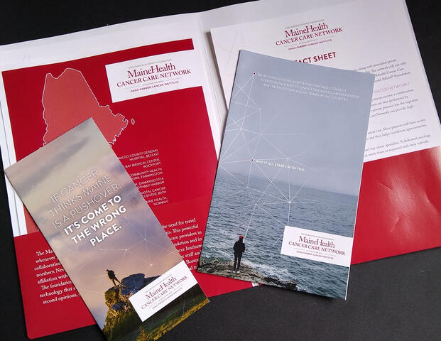 MaineHealth Cancer Care traffic, production, media, coordination for print, online, tv, radio