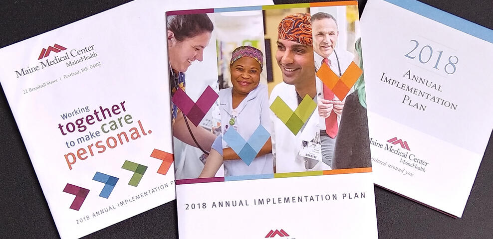 Maine Medical Center communications mailer Maine Medical Center communications mailer